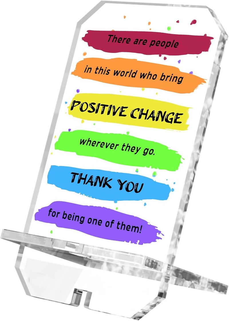 Parxara Appreciation Gifts Gratitude Gifts for Coworkers Nurse Thank You Gifts Desk Decor Phone Holder Stand 6.8 Hx3.7 W, Volunteer Gifts, Teacher Gifts, Housekeeping Gift, There are People - Image 1